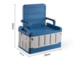 มัลติฟังก์ชั่Trunk StorageรถTrunk Organizer Campingกล่องพับกล่องเก้าอี้สําหรับCampingตกปลากลางแจ้งกิจกรรม - Product Image 4