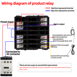 スマートREX-C700リレー出力入力モジュール温度制御デジタルサーモスタット - Product Image 5