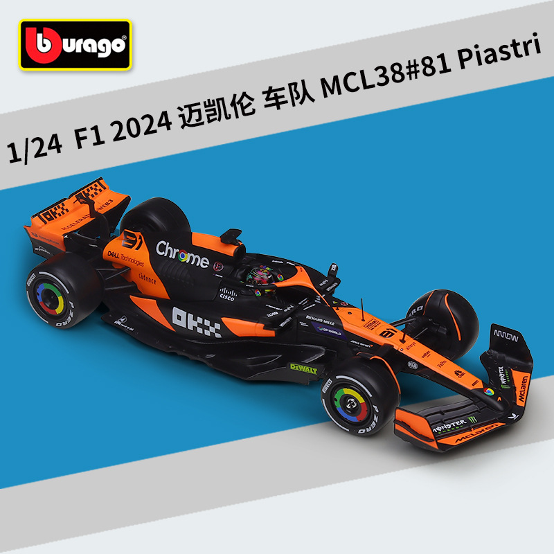 #28033 mclaren carreras mcl38#Temporada 81piastri 2024