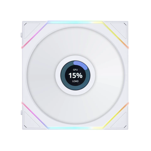 UNI FAN TL LCD 140 สินค้าใหม่มาใหม่พัดลมระบายความร้อน PWM พร้อมฮีทซิงค์พลาสติก RGB สําหรับเคสคอมพิวเตอร์พีซีสําหรับเล่นเกม - Product Image 1