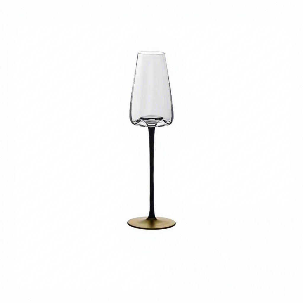 Champagne glass-black bow tie-237ml