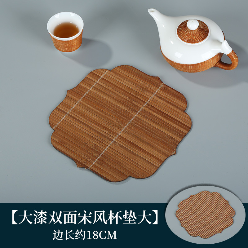 Double-sided Song-style coaster, large size