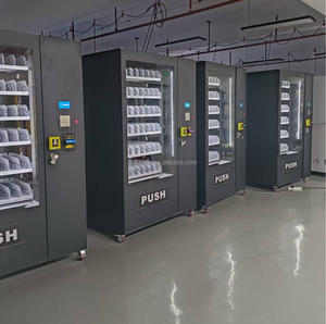 Distributore automatico intelligente di bevande e snack per bevande e bevande con accettore di banconote e lettore di schede