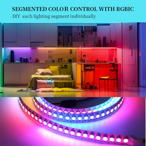 Высококачественный rgb свет ws2812b Светодиодная лента <span class=keywords><strong>ws2811</strong></span> DC12v 5v 24v 10 мм адресуемый пиксельный светодиодный контроллер света Умный программируемый - Product Image 4
