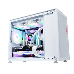 Lovingcool nuovo fai da te Graffiti Design Cooler CPU Gaming custodia per PC M-ATX/ITX custodia per Computer Desktop con 3.0 USB e interfaccia di tipo C - Product Image 1