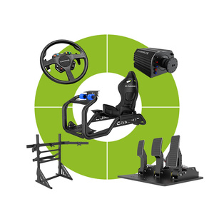 Equipo de salón de gran experiencia, simulación de volante para el hogar, juegos de carreras geniales virtuales, simulador de conducción de coche de entrenamiento - Product Image 2