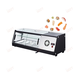 44L Sliding Door Digital Temperature Controller <strong>Japanese</strong> Sushi Display Refrigerator Counter Commercial Sushi showcase <strong>Chiller</strong>