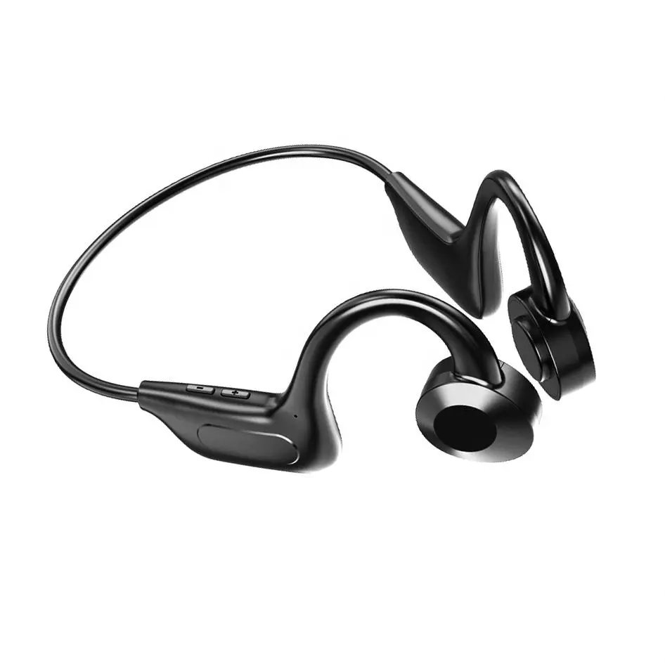 Vg02 Bone Geleiding Hoofdtelefoon Draadloze Sport Oortelefoon Bt Waterdichte Headset Handsfree Microfoon Voor Mobiele Telefoon