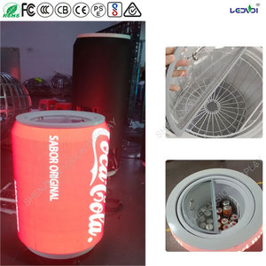 Refrigerator Cans <strong>LED</strong> <strong>Display</strong> 50L Cooler Space WiFi USB LAN 4G 5g APP Control <strong>Programmable</strong> Beer Drink Commercial Advertising - Product Image 4