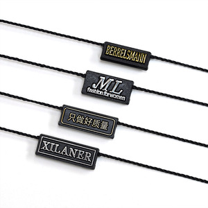 Cadena de etiquetas de ropa de alta calidad, logotipo en relieve de marca propia personalizada, etiquetas personalizadas para ropa, etiqueta colgante de cadena de sello - Product Image 5