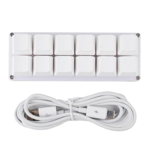New 12 <strong>Keys</strong> USB <strong>Macro</strong> Programming Mechanical Keyboard Customized DIY RGB Backlight Gaming Mini Custom Keypad - Product Image 3