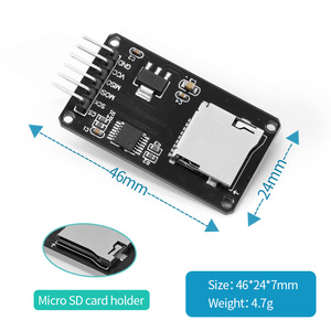 Módulo de tarjeta Micro Mini SD Interfaz SPI Escudo de memoria Tarjeta Micro TF Lectura con conversión de nivel Módulo adaptador de tarjeta SD de almacenamiento SD - Product Image 5