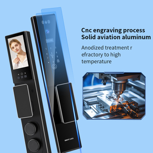 S555Max Smart Lock con Video citofono Tuya APP telecomando e riconoscimento delle impronte digitali con chiave chiave Multi-sblocco - Product Image 2