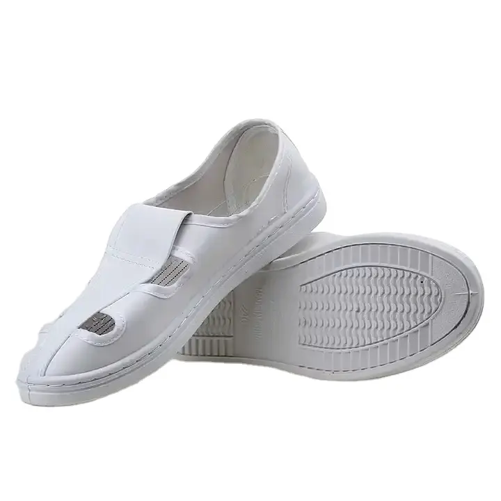 Pvc anti statische vier löcher esd schuhe