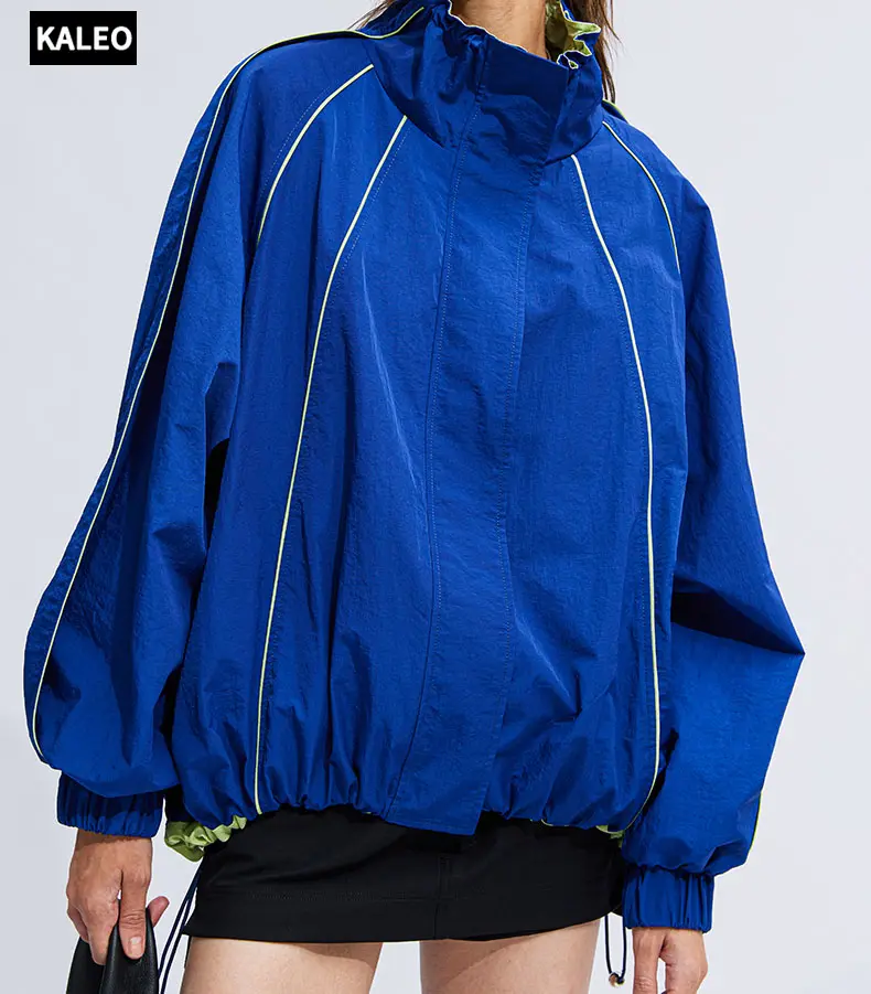 Kaleo nuovo Design personalizzato Casual elasticizzato giacca ad asciugatura rapida giacca Casual da donna motociclista di alta qualità