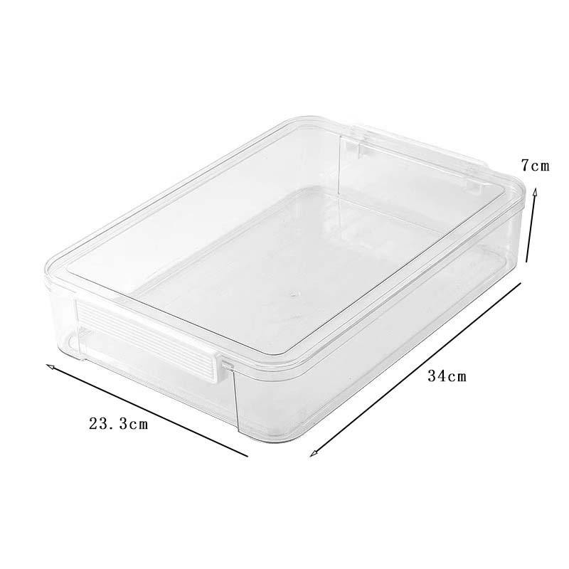 Large PET transparent storage box (empty box)