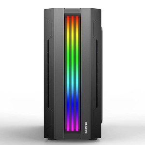 ALSEYE Auro 3.0 siyah ITX/M-ATX/ATX bilgisayar oyun kabine için orta kule bilgisayar şasi - Product Image 3