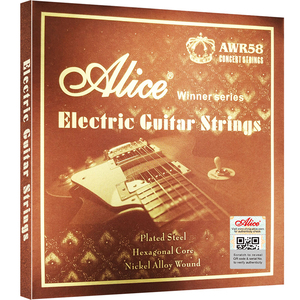 Cuerdas de guitarra eléctrica Alice AWR58, calidad de sonido transparente para conciertos, excelentes características electromagnéticas - Product Image 5