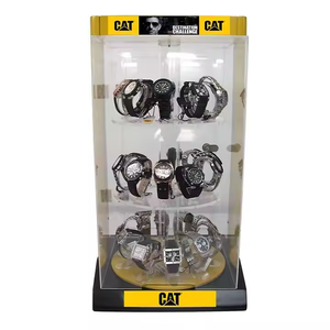 Bán lẻ xoay Acrylic Cổ tay đồng hồ hiển thị tủ tùy chỉnh xoay đồng hồ hiển thị trường Hợp giới thiệu với ánh sáng - Product Image 5