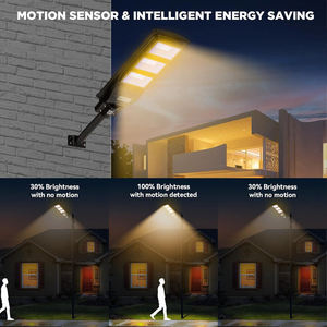 ソーラー<span class=keywords><strong>LED</strong></span>屋外街路灯20W防水<span class=keywords><strong>LED</strong></span>ランプフラッドライトモーションセンサーセキュリティナイトライト道路用