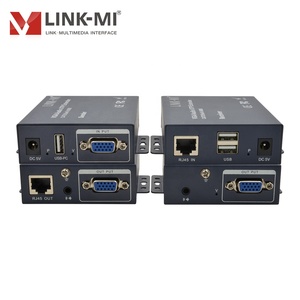 VGA扩展器5e类，带视频会议用通用串行总线Vga Kvm，视频会议用1080P VGA通用串行总线KVM扩展器200米 - Product Image 1