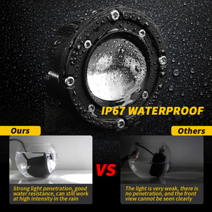 DXZ yuvarlak LED iki renkli spot 3 inç yuvarlak spot Off-Road IP67 su geçirmez LED Pod LED çalışma ışığı sürüş ışık - Product Image 4