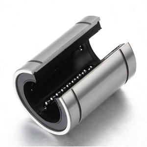 LM8UU型方形线性滑轨托架，带轴承块和固定环，用于自动化机器和设备 - Product Image 4