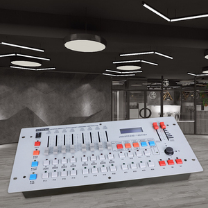 DMX controller dmx512 in Dimmers dj ausrüstung controller dmx512 decoder bühne RGB LED licht DMX controller 8 Channel fader 240 - Product Image 5