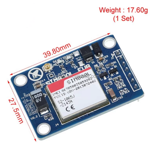 El módulo inalámbrico GSM GPRS SIM800L reemplaza a SIM900A SMS Data GSM GPRS 4 Frequency Global - Product Image 3