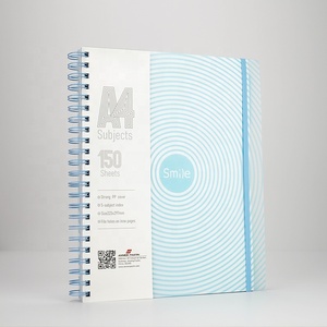 Geometry <strong>Stripe</strong> 60C Transparent PP Cover A4 College Student <strong>Notebook</strong> Spiral Transparent Pp <strong>Notebook</strong> - Product Image 4