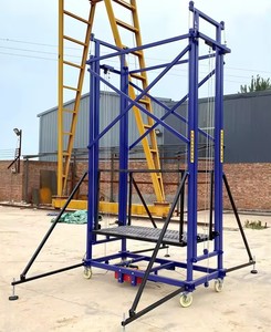 6m tragbares elektrisches Gerüst lifts ystem 500kg Kapazität für einfachen Bau zugang