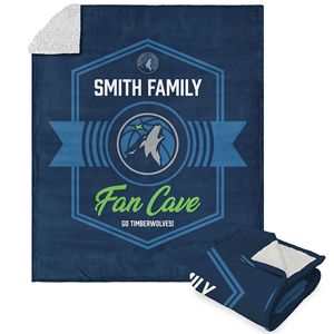 Dominion kişiselleştirilmiş 50x60 inç NBA NBA Timberwolves ipek dokunmatik Sherpa atmak battaniye DB özelleştirilebilir spor battaniye - Product Image 1