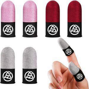 Sarung jari Gaming Pro Logo kustom: 0.3mm serat perak, sarung tangan penutup jempol ultra-tipis, antikeringat & berpori untuk PUBG - Product Image 1