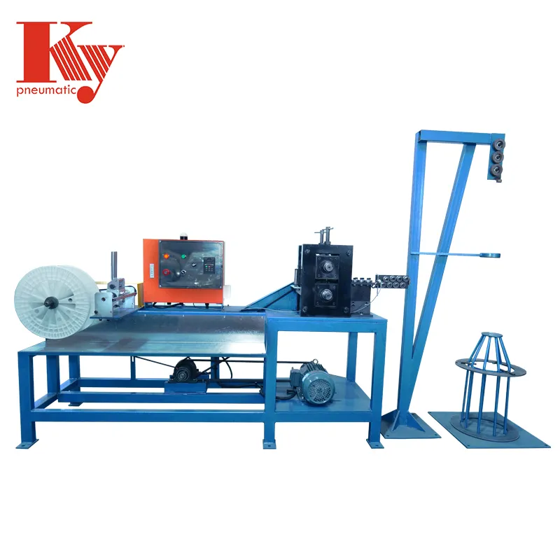 KY - Máquina de aplainamento automática de fio de ferro industrial galvanizado para fazer grampos pneumáticos e pregos Brad