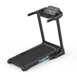 Manual Folding Home Gym Treadmill Machine Electric LED Display for Users up to 120kg ABS Material Without Heart Rate Test - Product Image 1