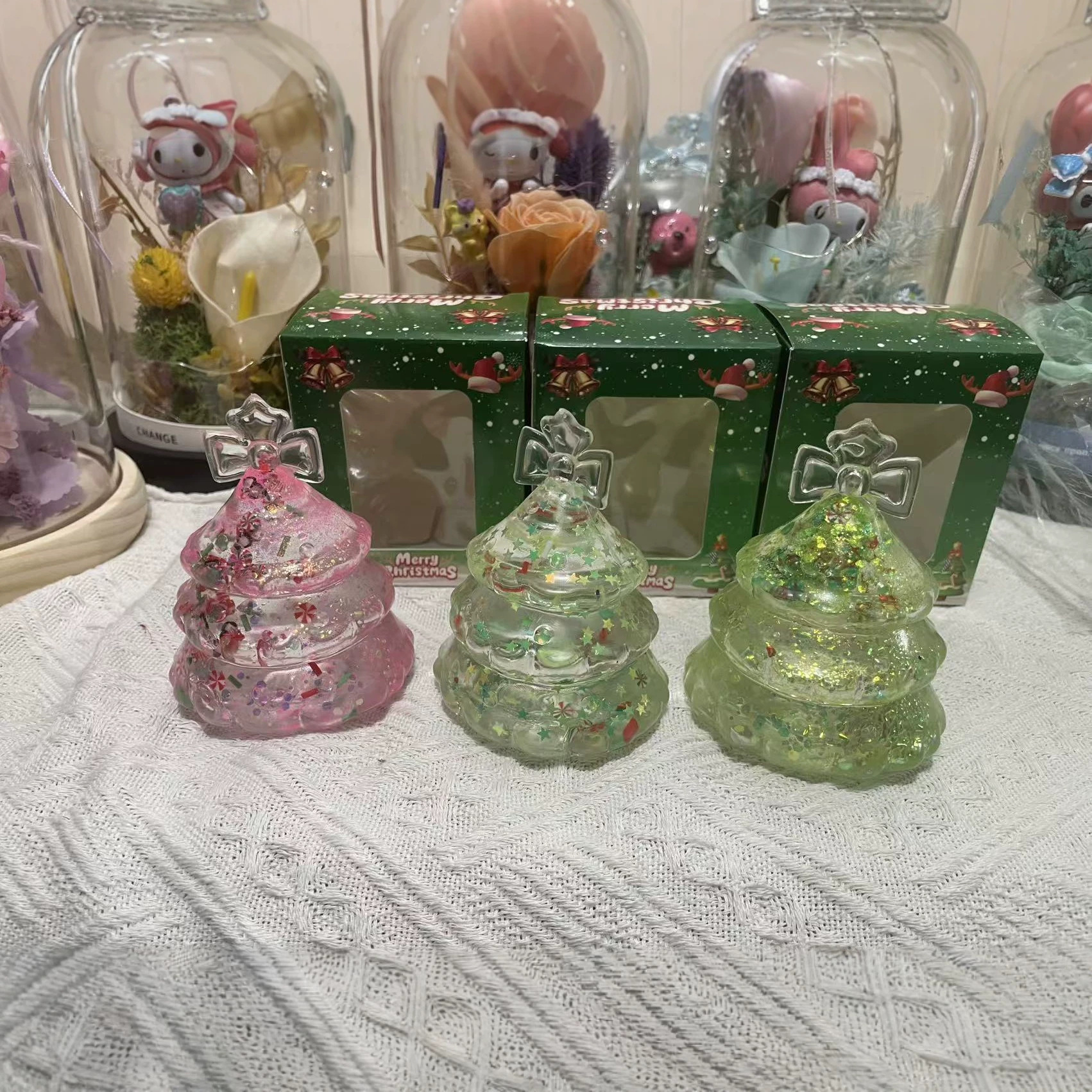 Arbre de Noël maltose couleurs assorties-200g