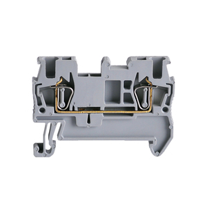 ST1.5 <strong>Push</strong> in <strong>Spring</strong> Din Rail <strong>Terminal</strong> <strong>Block</strong> 1.5mm2 V2 Flame Retardant PA Electrical Wire Connector 17.5A Pure Copper Compact - Product Image 1