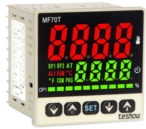 Controlador de temporizador de temperatura PID Teshow MF70T, materiales plásticos personalizados para OEM/ODM para recubrimiento en polvo/horno