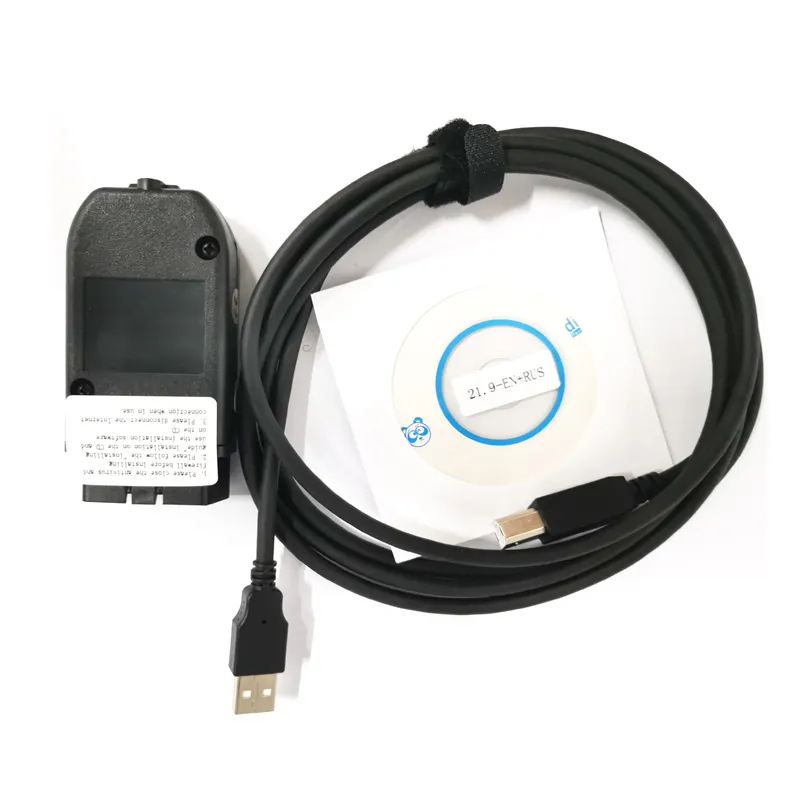 جهاز فحص ATMEGA162 OBD2 لسلسلة السيارة هيكس HEX V2 بواجهة USB غير محدودة أداة تشخيص أعطال السيارة بكابل HEX V2 مع نسخة باللغة الإنجليزية