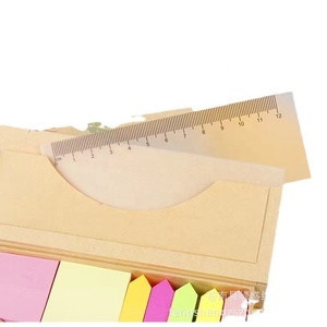 Wholesale <strong>Combination</strong> Kraft Box Advertising Ball Pen and Ruler <strong>Notepad</strong> with Arrow Sticky Note Set - Product Image 5