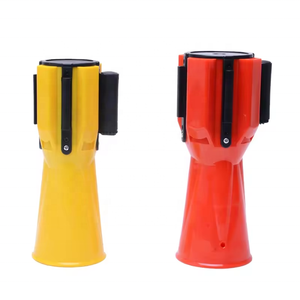 2/3/5m chiều dài có thể thu vào vành đai mở rộng Cone Topper Băng giao thông Cone nối Telescopic cô lập vành đai rào cản - Product Image 2