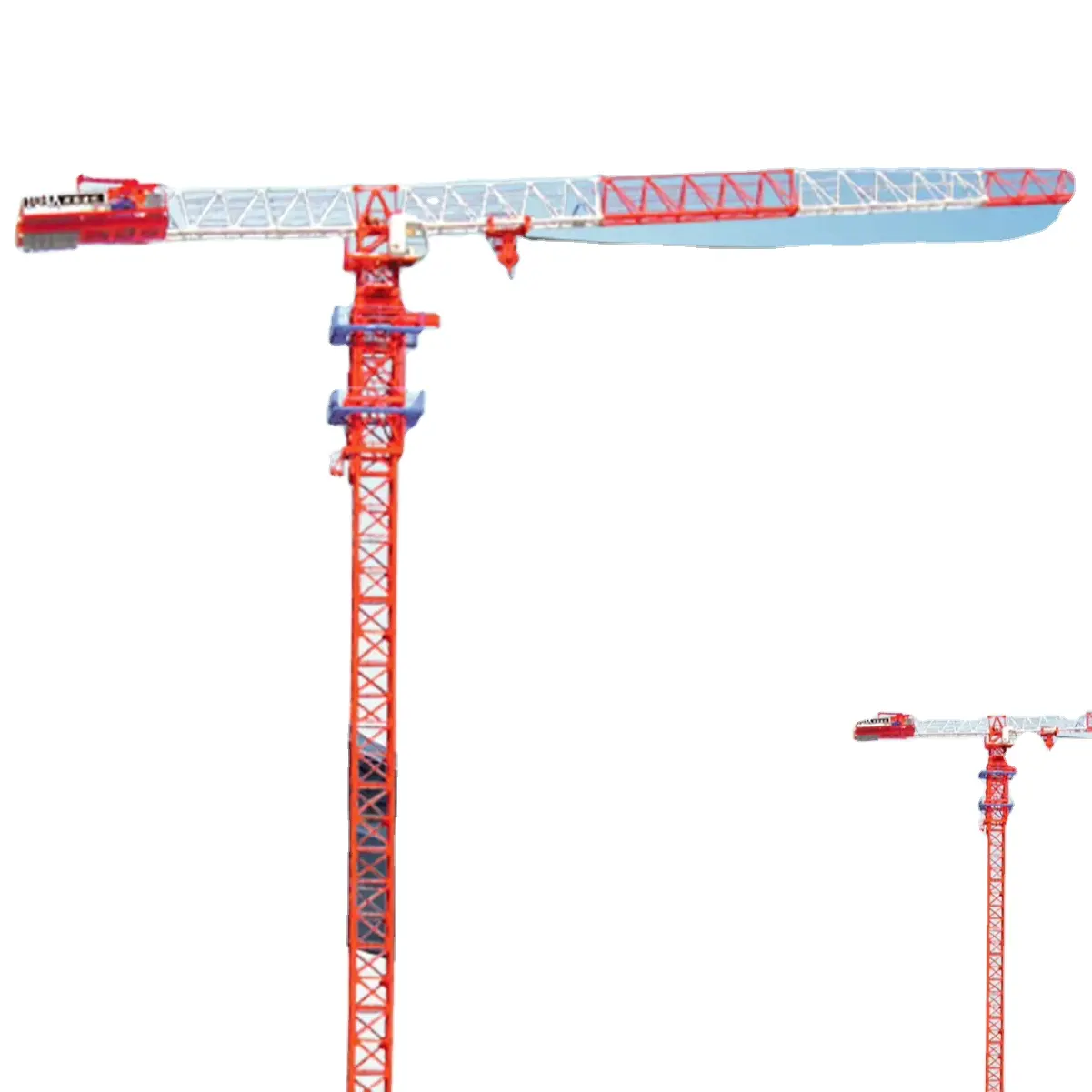 HUBA Flat Top Tower Crane T7025-10 topless tower crane 10ton 70m building construction machine