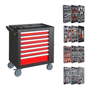 高品质多功能金属抽屉工具车盒子工具集汽车修理 - Product Image 1