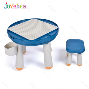 Hot Sale Popular Home Multifunctional 4 in 1 Building Blocks Gaming <strong>Table</strong> and Chair Set Customized - Product Image 2
