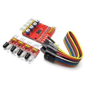 Fabrik preis 4-Kanal-Infrarotdetektor Tracking Line Hindernis vermeidung sensor modul Diy Smart Car Robot Tracking-Modul