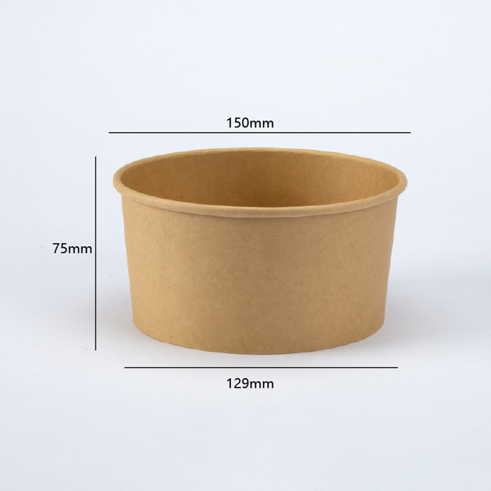 Brown Round Bowl + No Lid