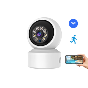 Firmware personalizado, red IP inteligente, cámara doméstica, imagen de 2MP HD, aplicación profesional, almacenamiento en la nube, cámara domo PT con WIFI para interiores - Product Image 1