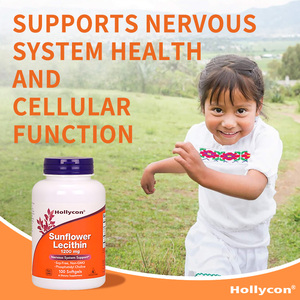 Factory Phosphatidyl <strong>Choline</strong> Supports Nervous System Health and Cellular Function Sunflower Lecithin Softgels