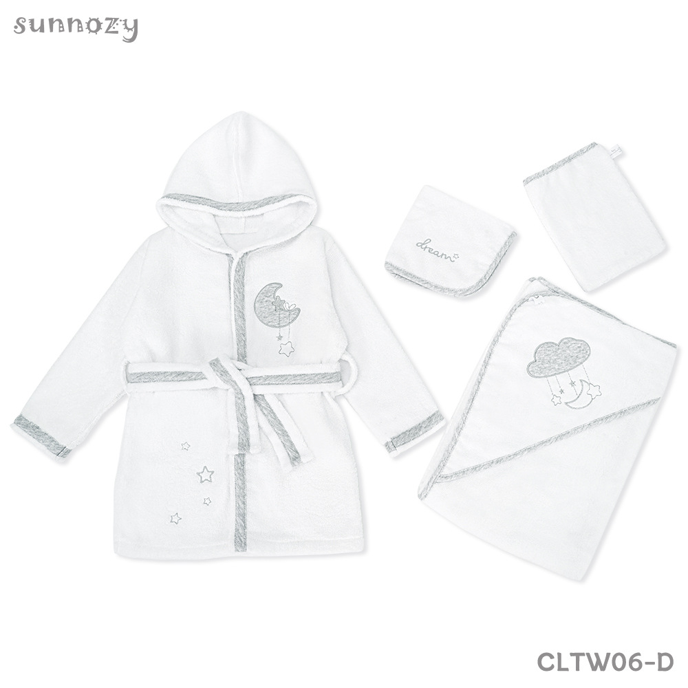 Lune et étoiles 6-12m (série de 4)