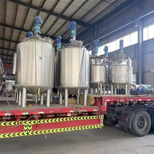 Giá bán buôn tùy chỉnh 1000L 3000L thép không gỉ 304 316 bên trong ống cuộn dây ống lò phản ứng Tank với cánh quạt loại khuấy - Product Image 2